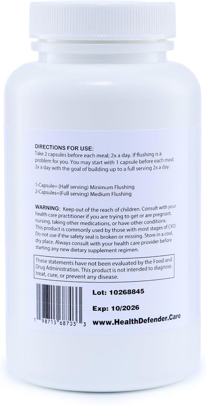 Health Defender Kidney Support - Apoyo Renal para CKD y Salud Renal, 120 Cápsulas – Image 3