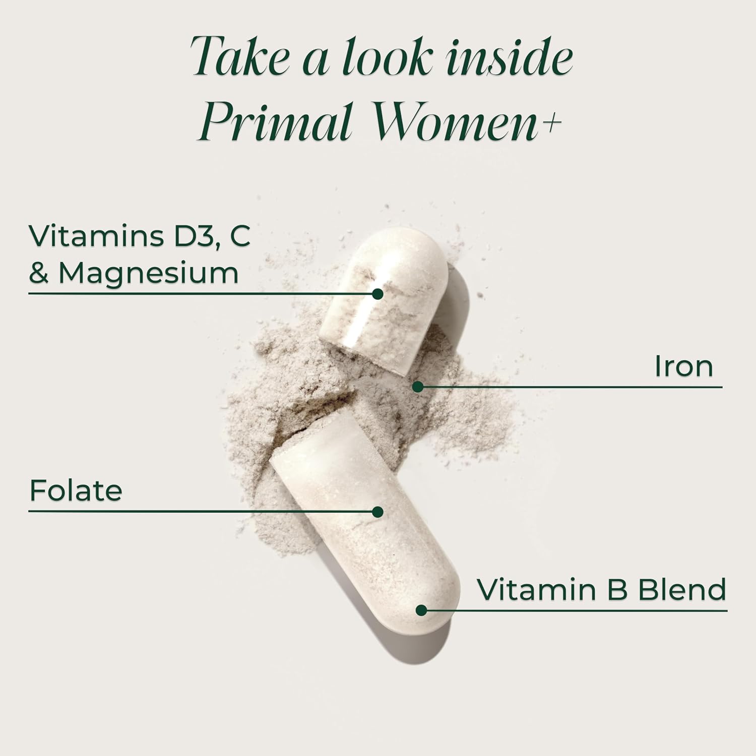 Primal Harvest Women+ - Multivitamínico Diario para Mujeres