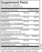 Metabolic Maintenance NERVEsustain - Suplemento para el soporte nervioso periférico - Ácido alfa lipoico y vitaminas B - 30 cápsulas