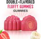 OH MY CHEWY Gominolas Doble Sabor con Vitamina D3 K2 y Calcio - 5000 UI D3, 120 mcg K2 (MK-7), 120 mg Ca - Vegano y Sin Gluten - 120 Unidades