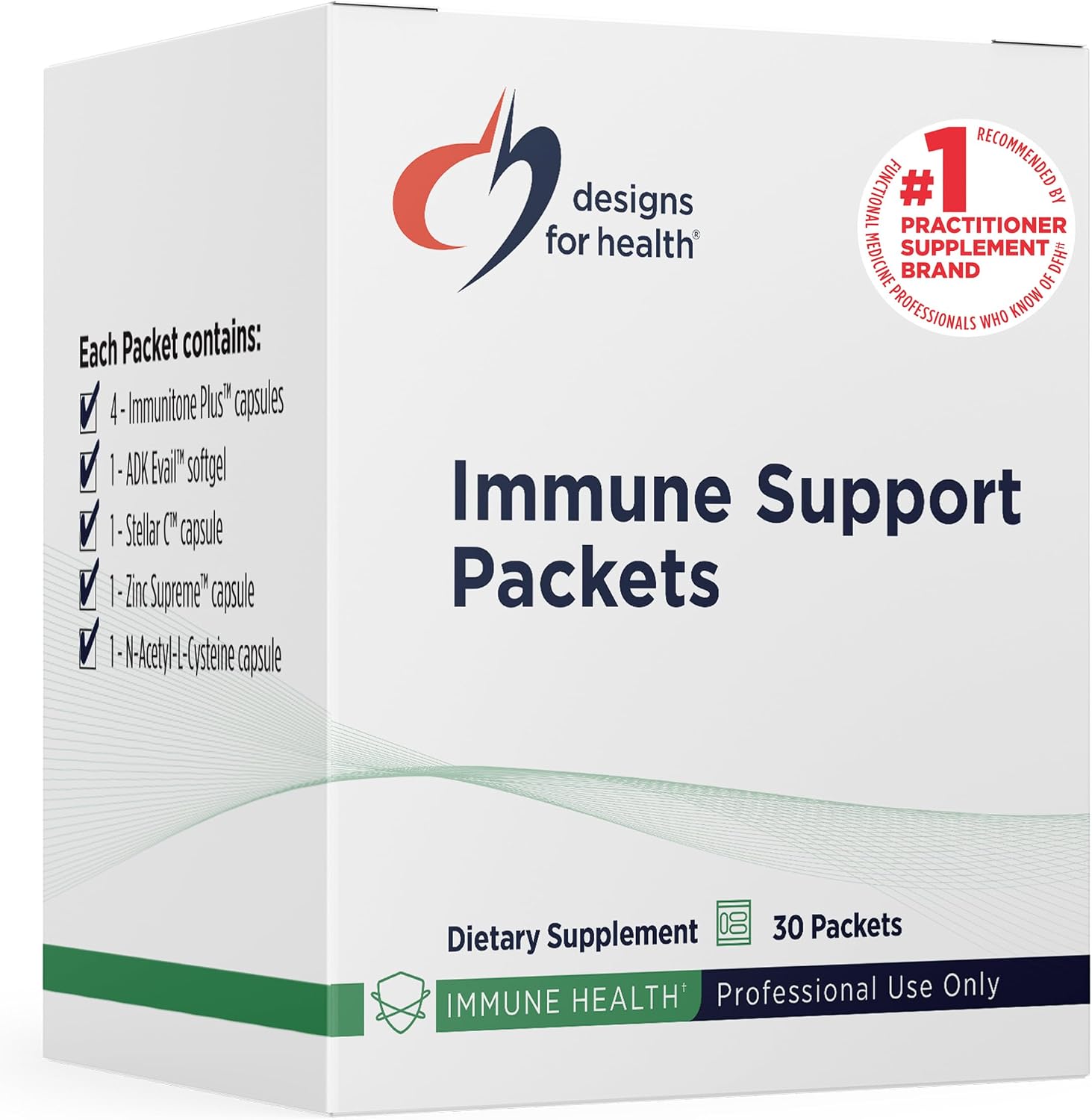 Designs for Health Pack de Apoyo Inmune - 30 Sobres