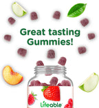 Doctors Finest Multivitamínico para Niños en Gominolas - Vegano, Sin Gluten, Sin OGM - Sabor Frutal - 120 Gomitas