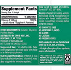 Vitamina E (400 UI) 180 mg, 500 Cápsulas Blandas - Members Mark