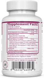 PEScience Symbiont-GI Cápsulas para la Salud Digestiva con Probiótico y Enzimas, 90 Cápsulas