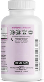 Bronson Ultra Biotina 10.000 mcg - Complemento para Cabello, Piel y Uñas - 360 Cápsulas Vegetales