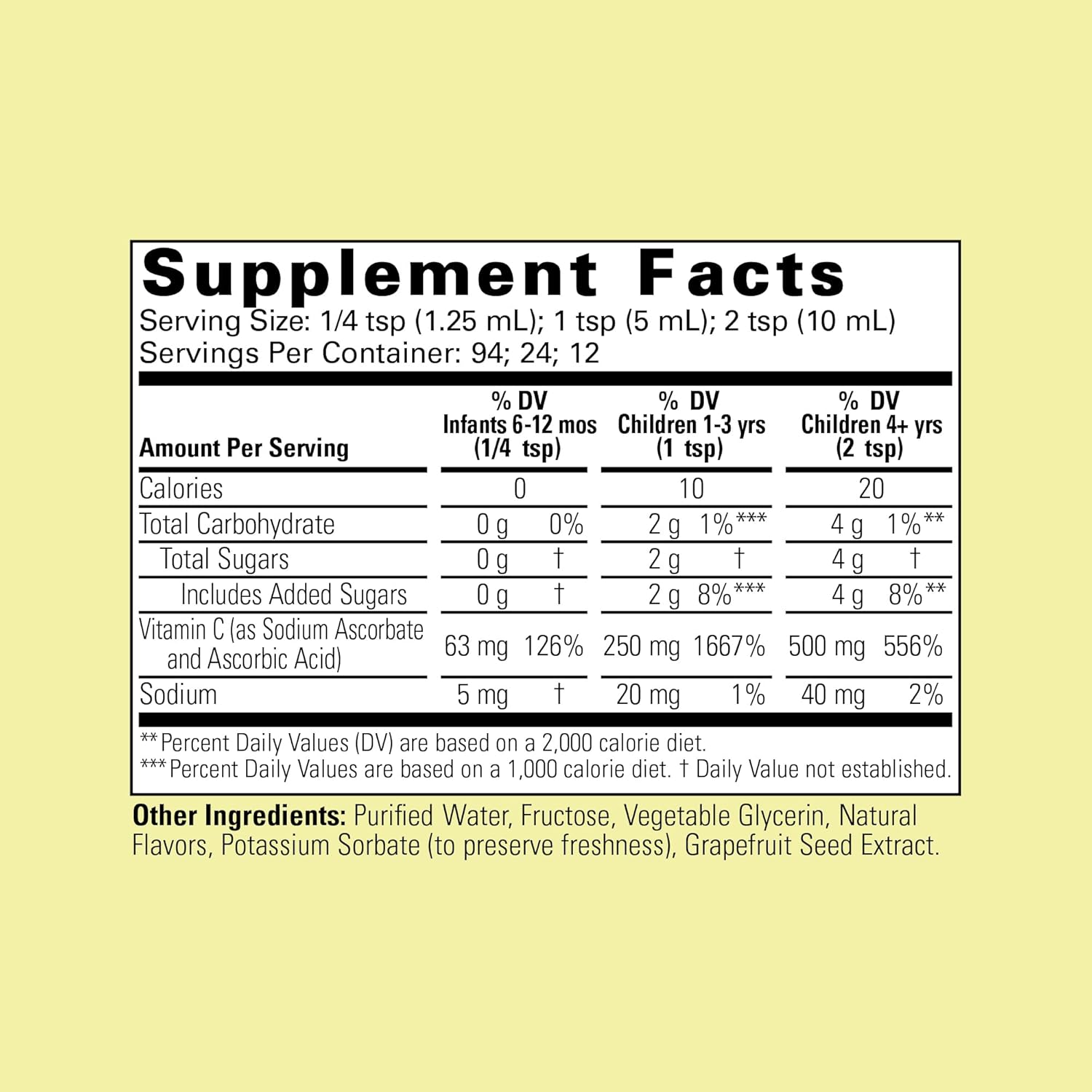 CHILDLIFE ESSENTIALS Líquido Vitamina C - Suplemento de Vitamina C Pura para Niños, Bebés y Niños Pequeños, Sabor Naranja Natural - 118 ml (Pack de 3)