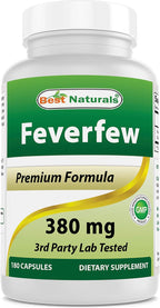 Best Naturals Matricaria (Feverfew) 380 mg 180 Cápsulas