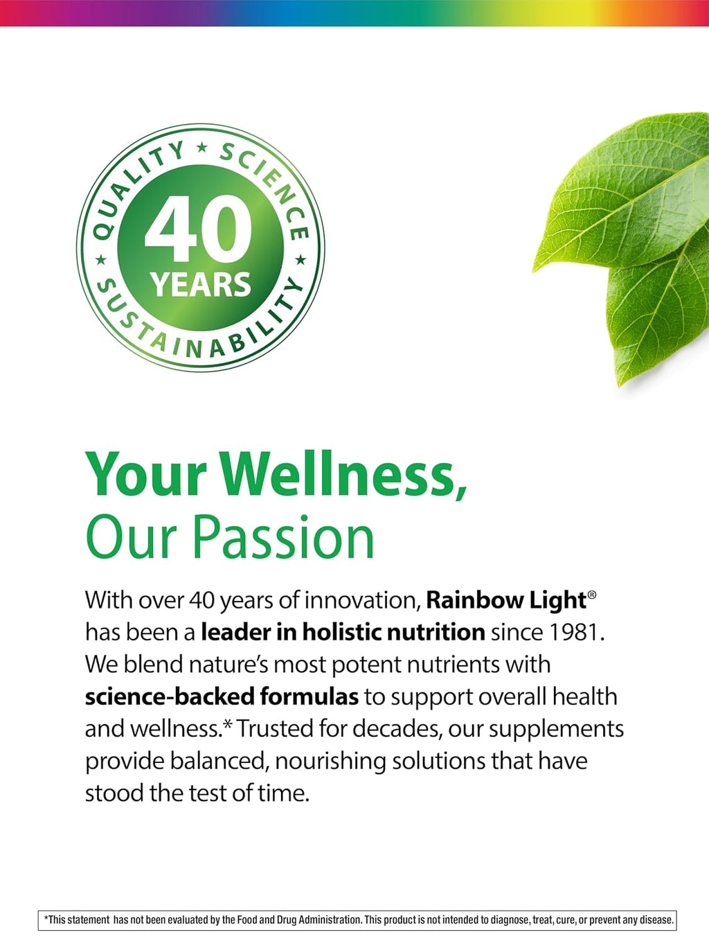 Rainbow Light Probiotic Gummies | 50 Gomitas | Simbiótico Avanzado con Prebiótico | para Hombres, Mujeres y Niños | Apoya la Salud Digestiva e Inmune