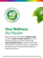 Rainbow Light Probiotic Gummies | 50 Gomitas | Simbiótico Avanzado con Prebiótico | para Hombres, Mujeres y Niños | Apoya la Salud Digestiva e Inmune