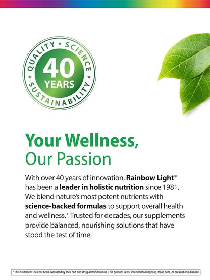 Rainbow Light Probiotic Gummies | 50 Gomitas | Synbiotic Avanzado con Prebiótico | para Hombres, Mujeres y Niños | Apoya la – Image 6