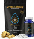 Atomic Ormus Cápsulas Monoatómicas 24k Oro, Platino e Iridio - 30 cápsulas - Suspended Solutions