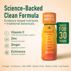 ALFA VITAMINS Vitamin C Shot 1000mg con Zinc, Jengibre y Equinácea - 80 dosis