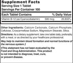 Nature's Blend Vitamina B12 500 mcg, 100 Comprimidos