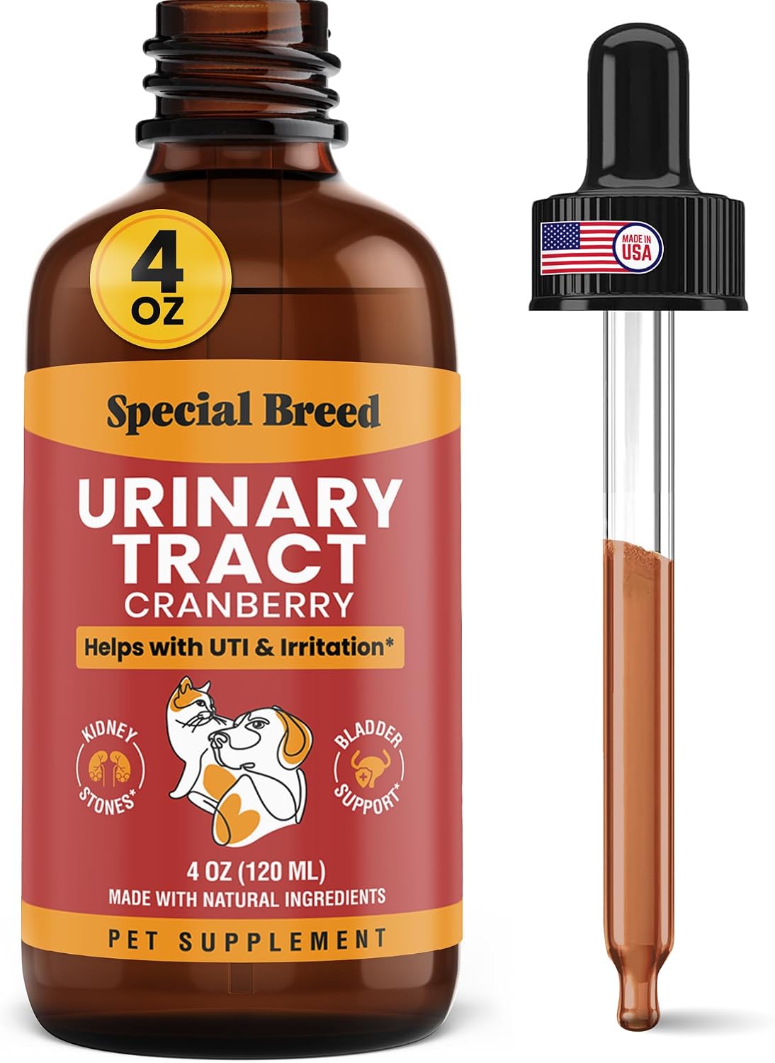 Tratamiento Natural para Infección Urinaria en Perros y Gatos – Gotas de Arándano para Riñón y Vejiga