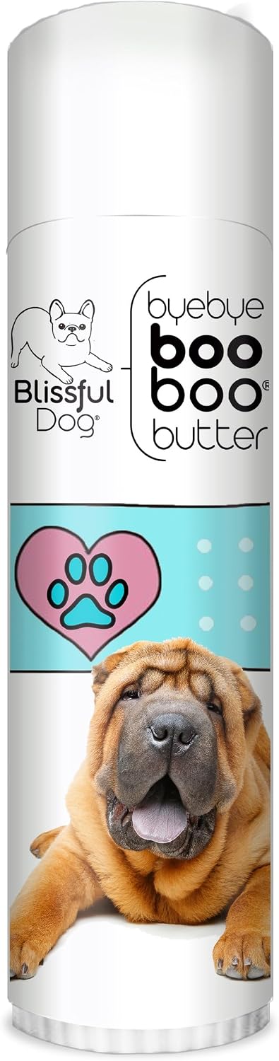The Blissful Dog Bálsamo Booboo Butter para Chinese Shar Pei - 0,50 oz (Tubo)