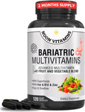 Multivitamínico Bariátrico con Hierro para Mujeres y Hombres - Mezcla de 42 Superfoods para Energía y Apoyo Inmunológico - Recuperación Postoperatoria, Cápsulas Líquidas Fáciles de Tragar, Halal, Hecho en EE.UU. (120 Cápsulas Líquidas)