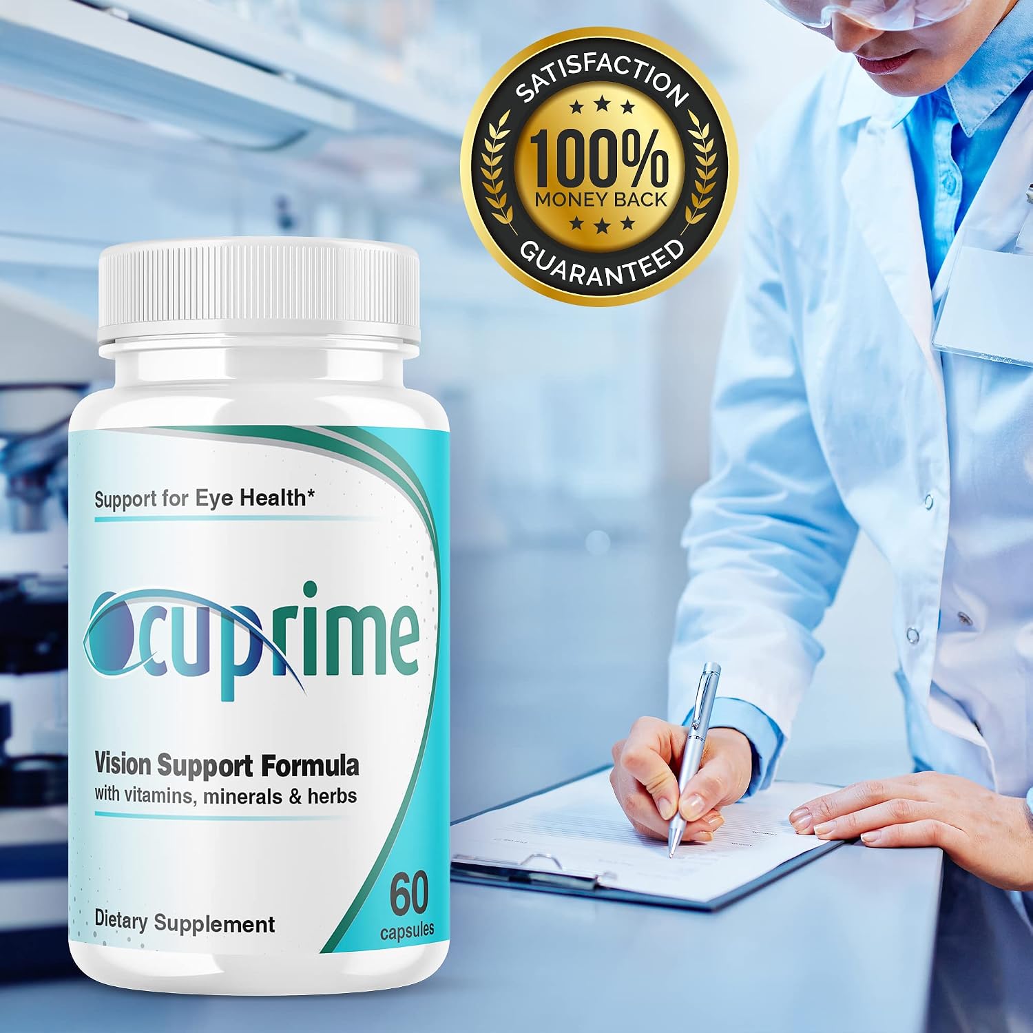 IDEAL PERFORMANCE Ocuprime Suplemento para la Visión (180 Cápsulas, 3 Pack)