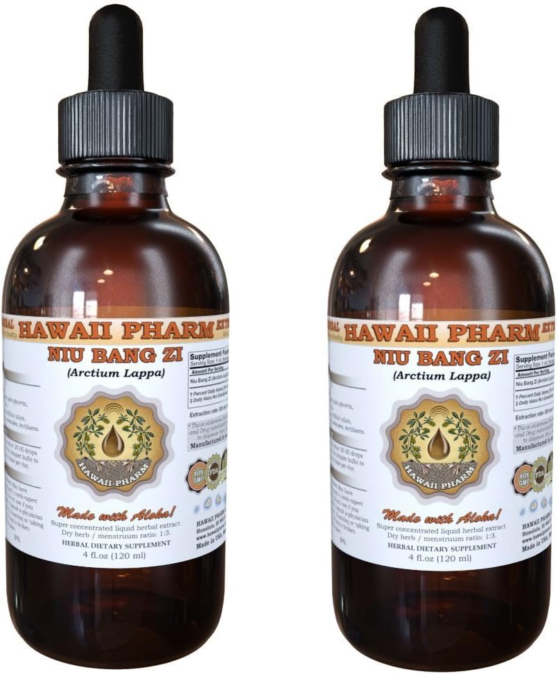 Tintura de Niu Bang Zi (Bardana) de HawaiiPharm - 2x946 ml