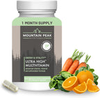 Mountain Peak Nutritionals Ultra High Multivitamin (180 Cápsulas Vegetales)