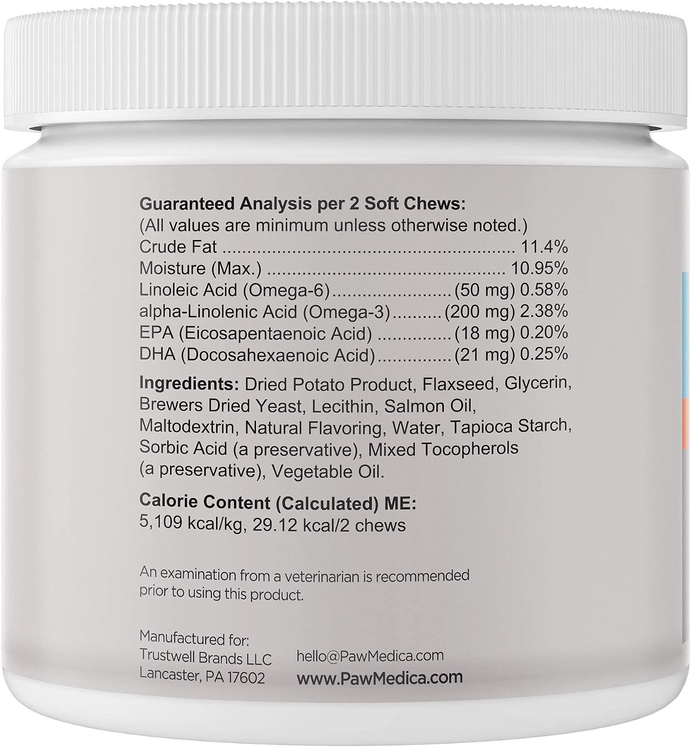 PawMedica Omega 3 para Perros - Suplemento de Piel y Pelaje con Aceite de Pescado