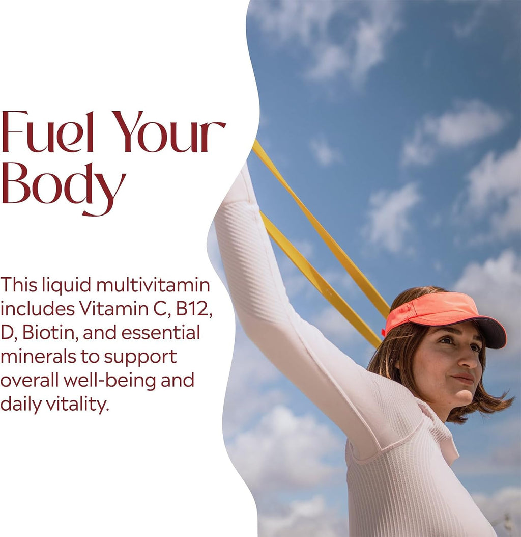 PURE Daily Build Multivitamínico y Mineral Líquido con Superfrutas, 946 ml