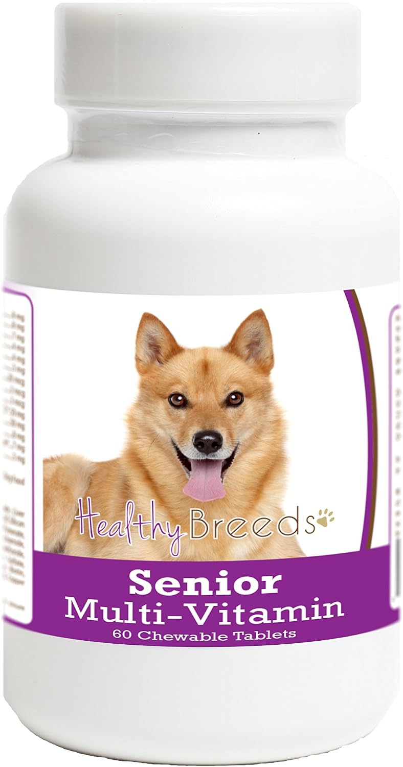 Healthy Breeds Finnish Spitz Senior Dog Multivitamin Tablets 60 Count