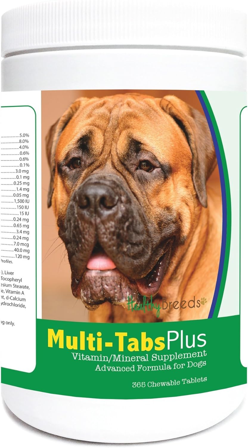 Healthy Breeds Multi-Tabs Plus Comprimidos Masticables para Perros 365 Unidades