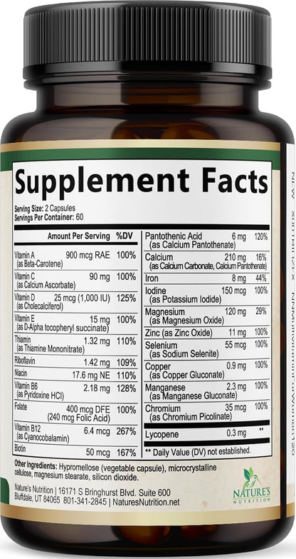 Multivitamínico Completo para Mujeres - 120 – Vitamina E: Protege las células frente al estrés oxidativo. – Image 9