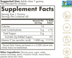Solgar Vitamina C Gominolas 1000 mg para Adultos - Sabor Naranja Ácida, Vegano y Sin Gluten, 60 Gominolas (2 Meses)