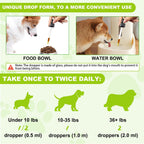 Gotas de Cardo Mariano para Perros - ALIVO - Apoyo Hepático con Curcumina y Omega 3, Sabor Bacon (59 ml)