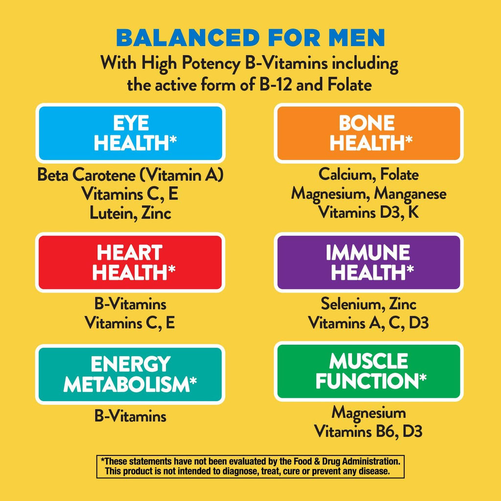 Nature's Way Alive Once Daily Men's Multi Ultra Potency Tablets, 60 Comprimidos