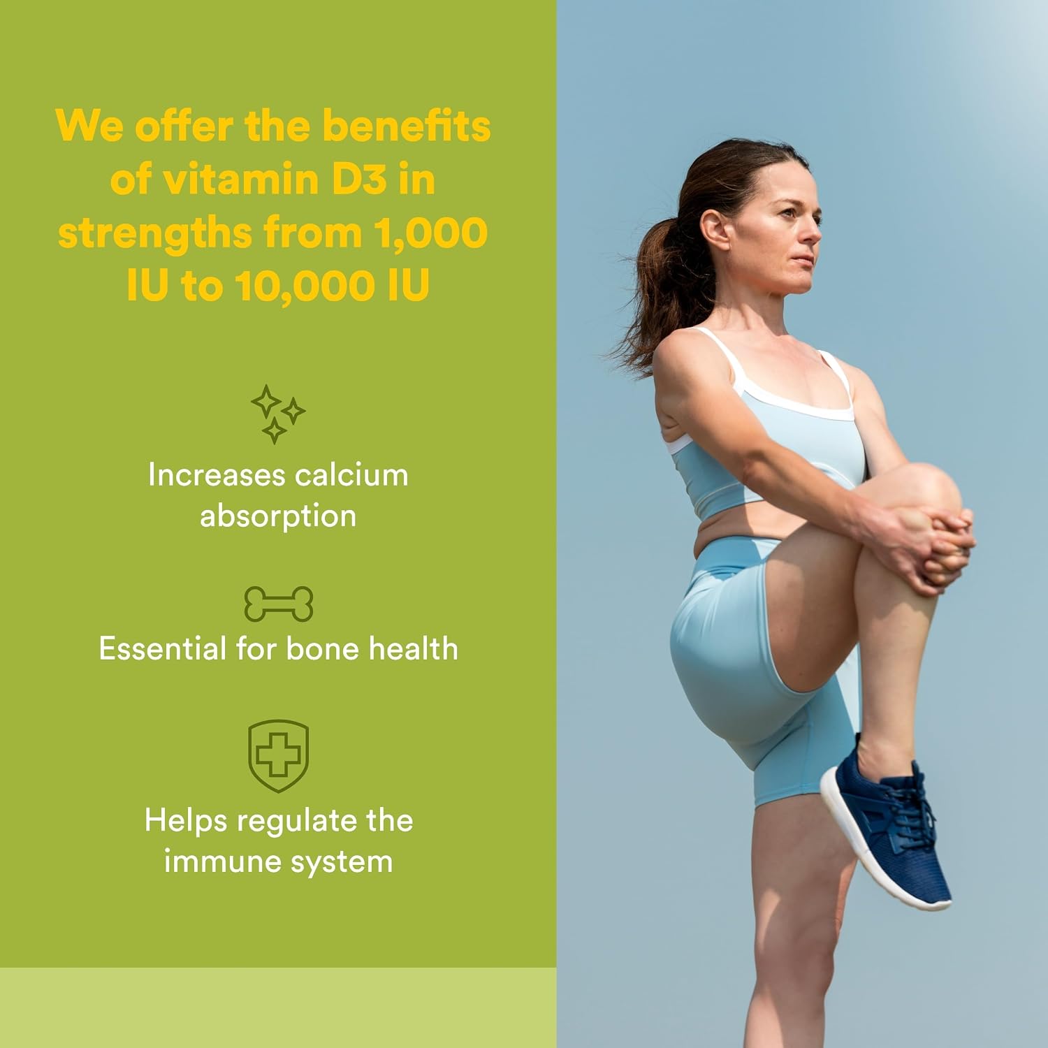 Natural Factors Vegan Vitamin D3 2000 IU - 90 Vegetarian Capsules