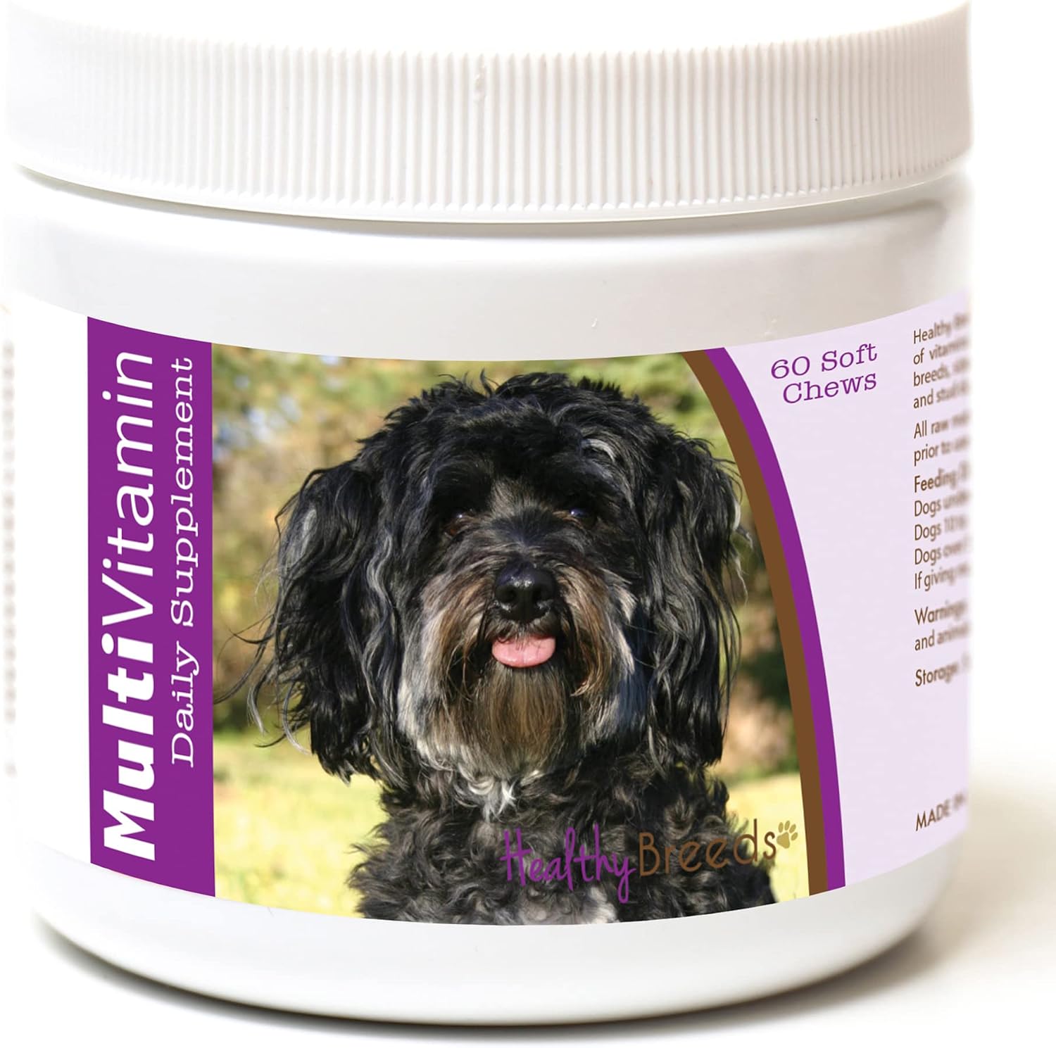 Healthy Breeds Multivitamínico para perros Maltipoo - 60 chews blandos