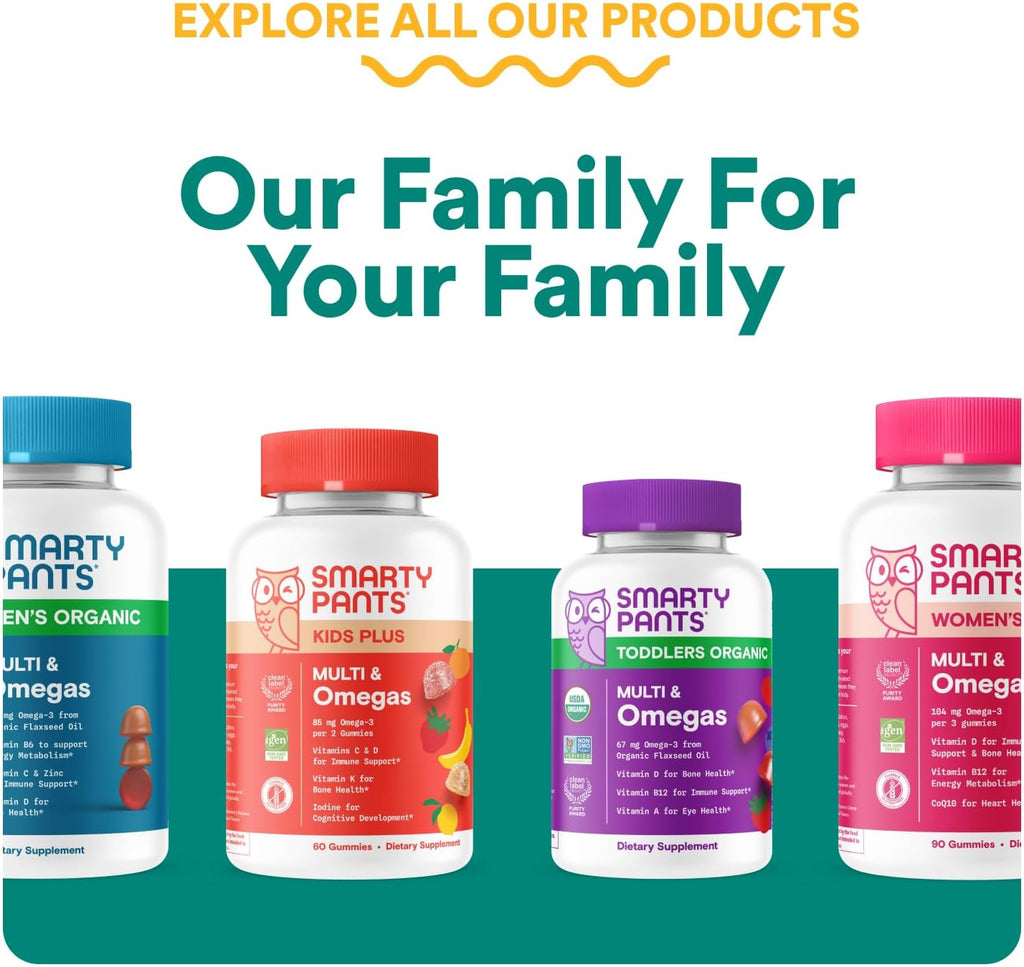 SmartyPants Prenatal Multi – Gominolas Multivitamínicas para Embarazo y Lactancia (60 unidades)