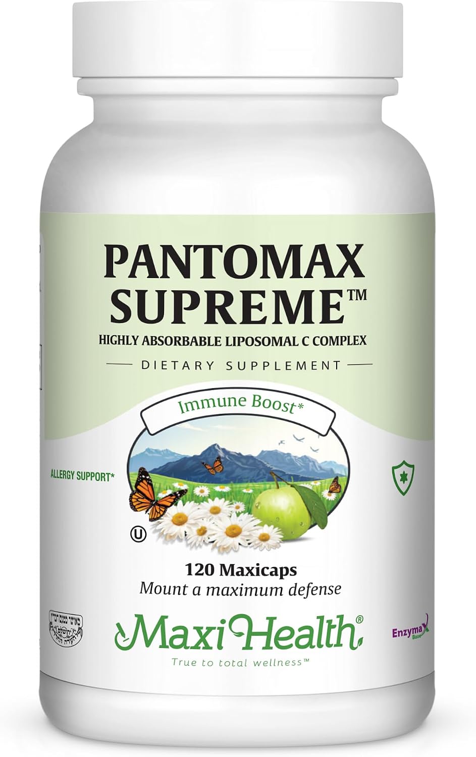 Maxi Health Pantomax Supreme – 120 Cápsulas con Vitamina C Lipizorb-C y Ácido Pantoténico