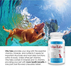 Vita-Tabs Suplemento Multivitamínico y Mineral para Perros - Recomendado por Veterinarios - 60 Comprimidos Masticables para Piel, Pelaje, Energía y Bienestar