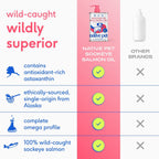 Native Pet Aceite de Salmón Salvaje de Alaska para Perros y Gatos - Omega 3 EPA y DHA - 237 ml