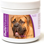 Healthy Breeds Multivitamínico para Perros Bullmastiff - Masticables Suaves 60 Unidades