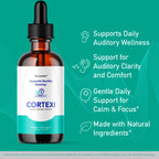 Cortexi Gotas Orales - Fórmula para la Salud Auditiva y Apoyo Auditivo - Pack de 2 Botellas (60 Días)