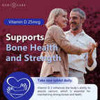 GeriCare Vitamina D-3 25 mcg (1.000 UI) – 200 Comprimidos
