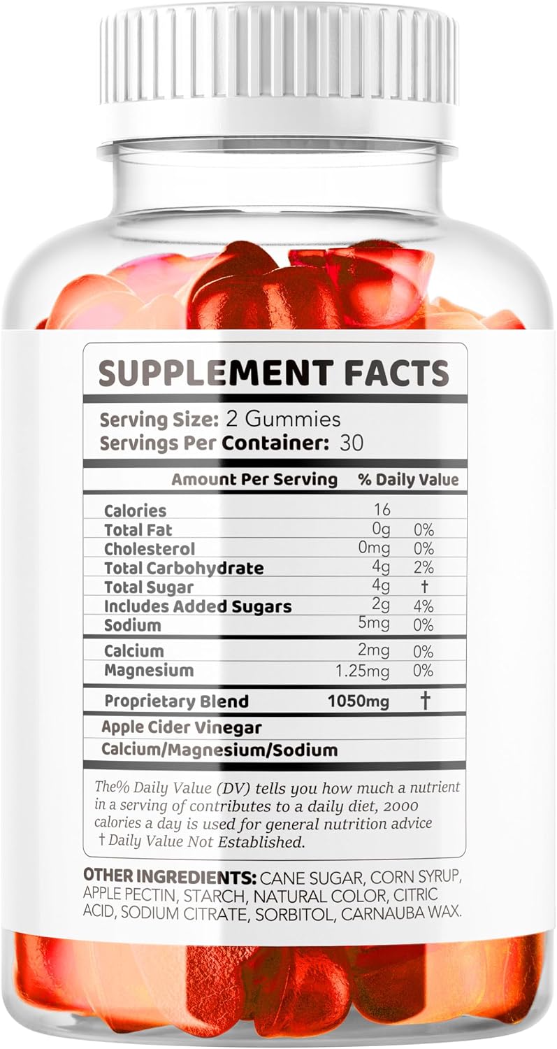 LIVORKA Blast Keto ACV Gummies - Pack de 5 (300 Gominolas, 5 Meses)