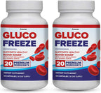 GlucoFreeze Nueva Fórmula - 2 Paquetes de Comprimidos