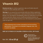 WeightWorld Vitamina B12 5000mcg Metilcobalamina - 180 Comprimidos (6 Meses)
