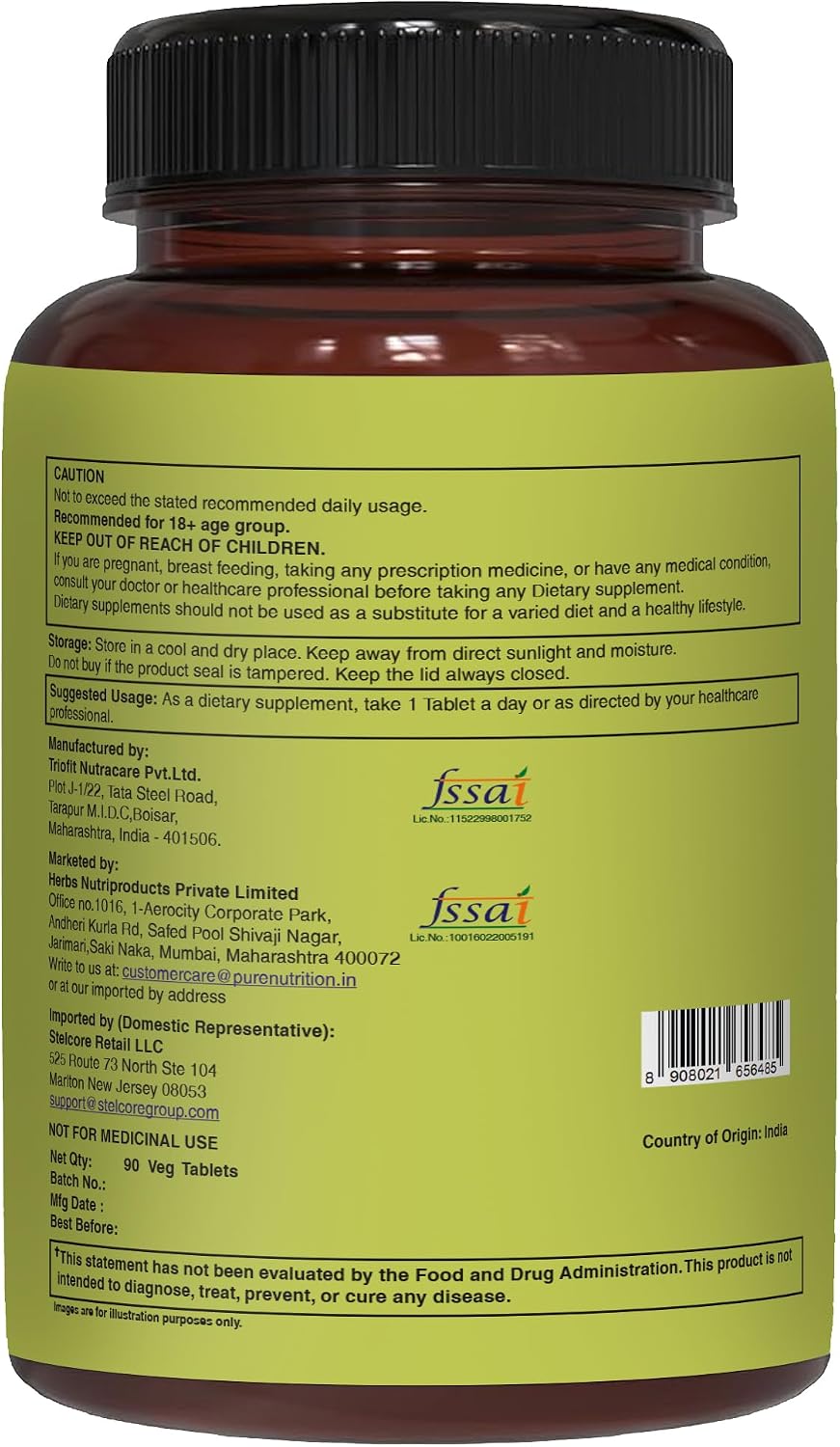 Pure Nutrition Multivitamínico Integral para Hombres - 90 Comprimidos (3 Meses)