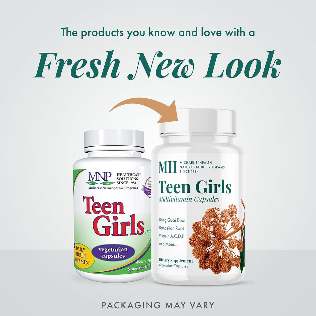 Michael's Health Multivitamínico para Chicas Adolescentes - 120 Cápsulas Vegetarianas