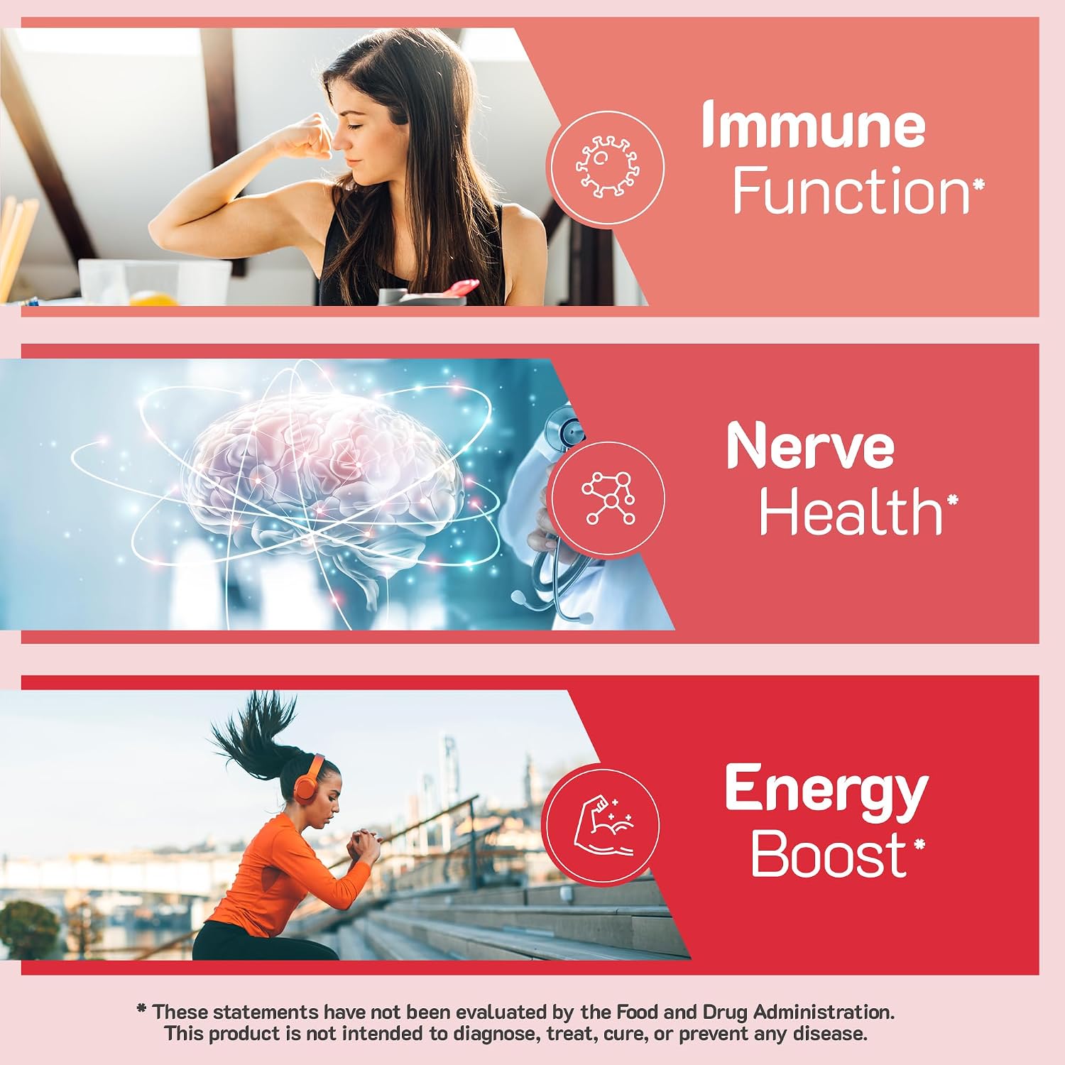 YUM-V'S Gominolas de Vitamina B6 Alta Potencia 100mg - Sabor Fresa - 60 Gominolas (2 Paquetes)