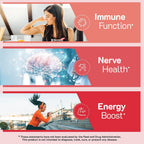YUM-V'S Vitamin B6 Gominolas 100mg - 60 Gominolas Sabor Fresa