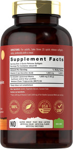 Tahoe Nutritionals Complejo de Vitamina C Liposomal | 3300mg | 250 Cápsulas Blandas | Alta Potencia
