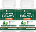 Citrus Bergamot 1500mg con Hesperidina, Diosmina, Resveratrol, Vitamina D3, K1 y K2 - 120 Cápsulas Veganas