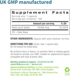 Igennus Clean Biotin 10.000 mcg - 180 Cápsulas Veganas de Alta Potencia